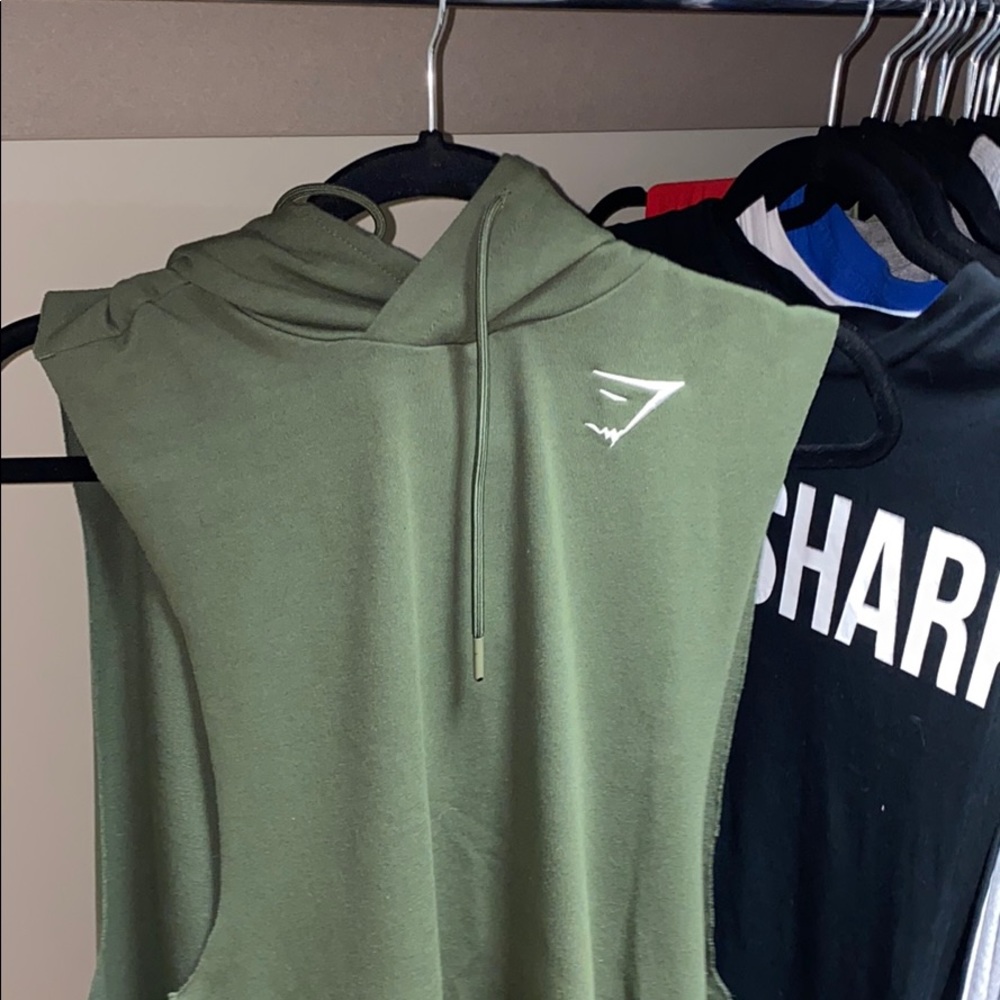 Gymshark hooded drop tank